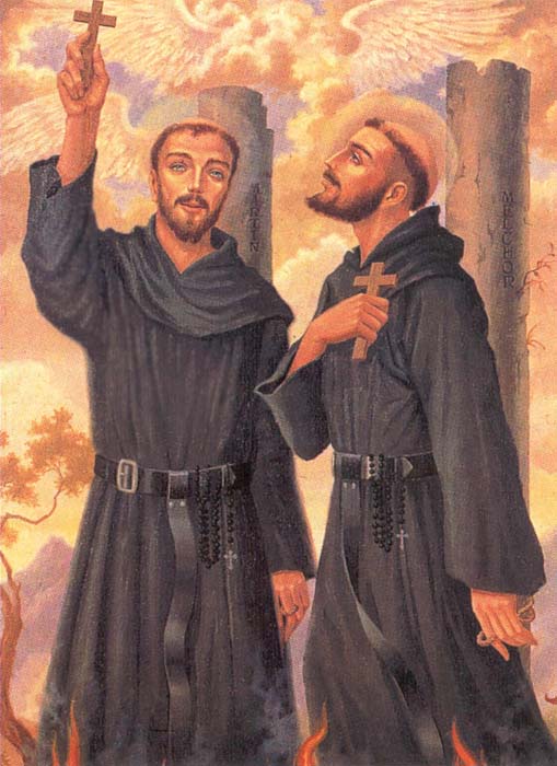 Beatos Martín de San Nicolás Lumbreras Peralta y Melchor de San Agustín Sánchez Pérez, presbíteros y mártires