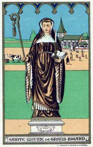 Santoral: Santa Vivina de Brabante y San Sturmo de Fulda